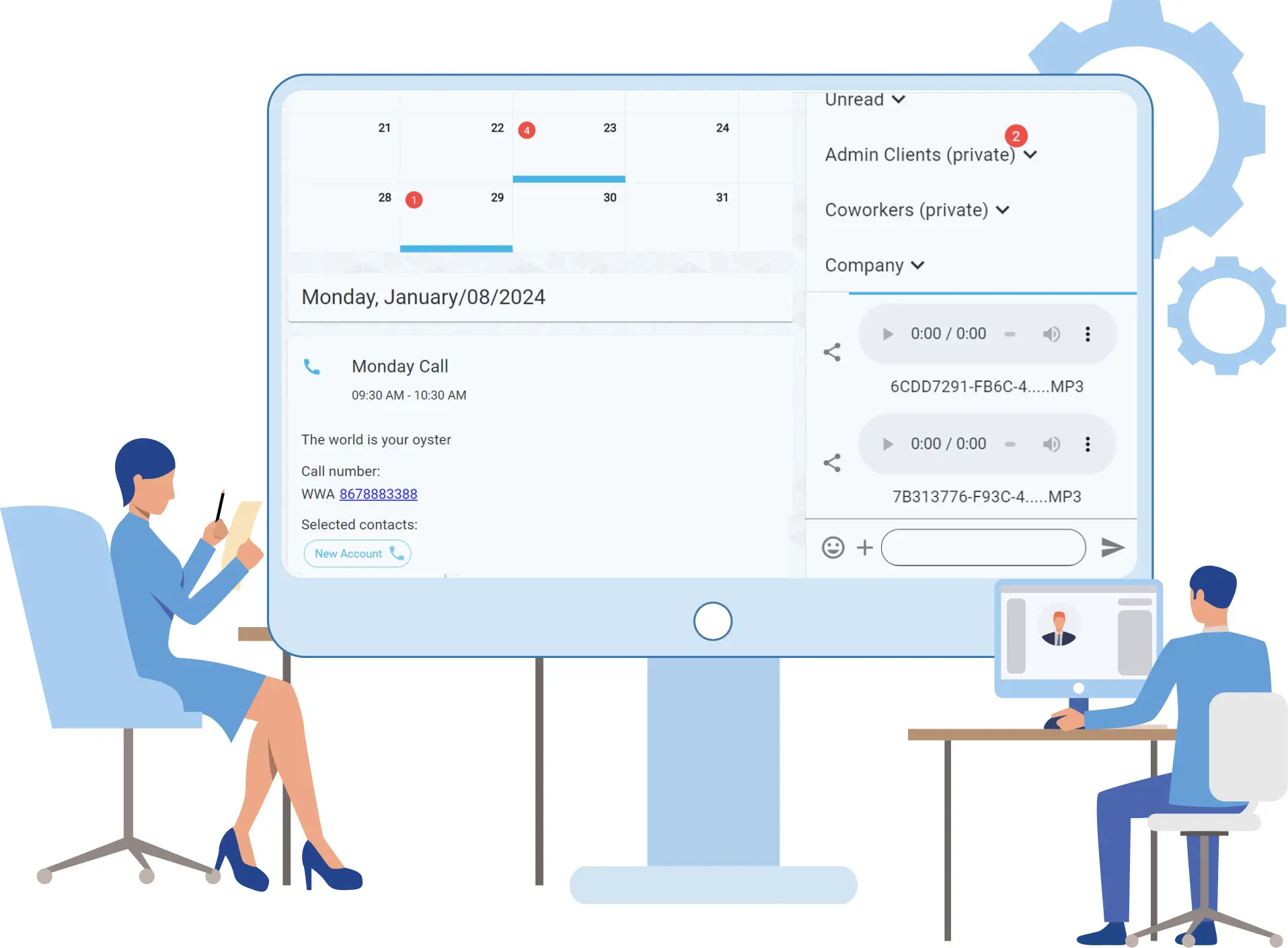 Team Task Scheduling Tool interface